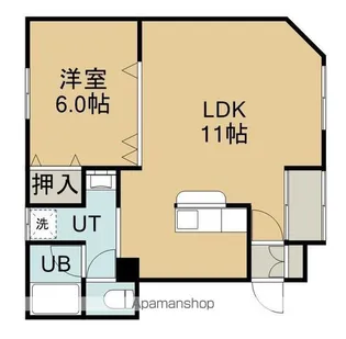 ハイツブルーウィロー1【2階】の間取り